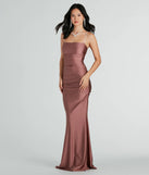 Revamp your 2025 wardrobe with this chic addition, the Eliena Formal Rhinestone Strap Mermaid Dress in mauve, perfect for elevating your style in the new year.