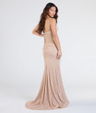 Turn heads at Prom 2025 in this rose prom dress, where statement-making details meet the iconic style of the Shay Formal Lurex Glitter Dress.