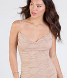 Turn heads at Prom 2025 in this rose prom dress, where statement-making details meet the iconic style of the Shay Formal Lurex Glitter Dress.