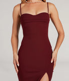 Fran Formal Crepe Sweetheart Long Dress in burgundy, a stylish red dress with a flattering fit and fabric that adds allure to your look, perfect for wedding guest attire, cocktail events, or making a bold statement on a date night.
