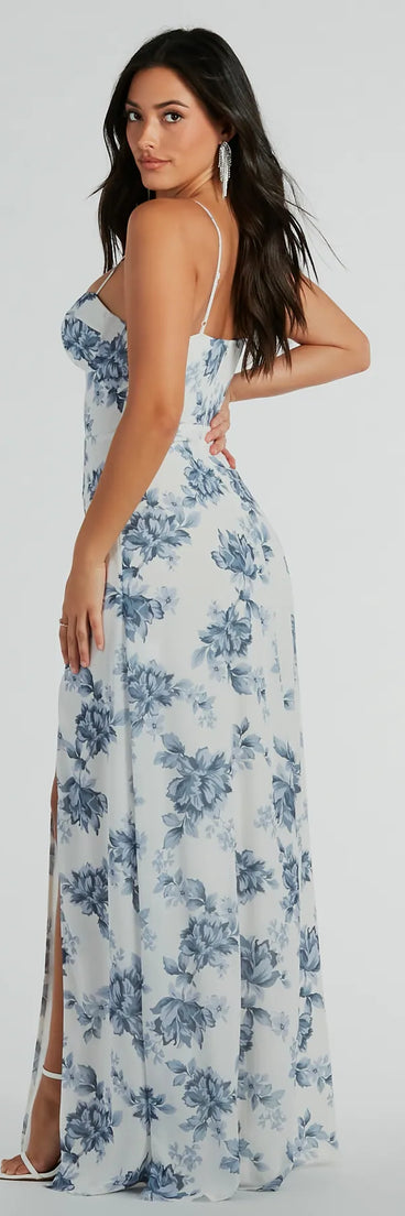 Revamp your 2025 wardrobe with this chic addition, the Adeline Sweetheart Floral A-Line Formal Dress in ivory, perfect for elevating your style in the new year.