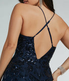 Step into the Prom 2025 dance in the Julianne V-Neck Mermaid Tulle Sequin Formal Dress in navy, a stunning blue prom dress designed to complement any theme with its timeless allure and statement-making style.