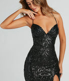 Step into Prom 2025 in a black prom dress, where unique Windsor accents and the standout Saige Formal Sequin Lace-Up Mermaid Dress style come together.