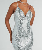 Margaux Lace Up Mermaid Sequin Formal Dress