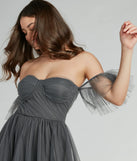 Lennyn Off-The-Shoulder A-Line Tulle Formal Dress