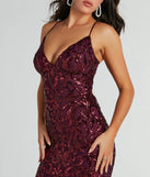 Make a bold statement in the Bethanie Formal Sequin V-Neck Mermaid Dress in plum, the perfect spring dress for weddings, cocktail hours, nights out, and/or seasonal celebrations.