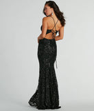 Emma Strappy Back Sequin Mermaid Dress