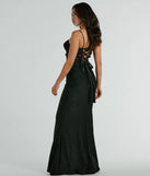 The Gina Beaded Floral Bustier Lace Up Mermaid Formal Dress is a stylish black floral dress featuring a fresh seasonal print and flattering design, perfect for garden parties, bridal showers, graduation photoshoots, or everyday spring styling.