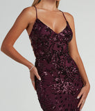Jaylee Lace-Up Sequin Mesh Formal Dress