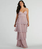 Revamp your 2025 wardrobe with this chic addition, the Kasey V-Neck Ruffled A-Line Chiffon Formal Dress in pink, perfect for elevating your style in the new year.
