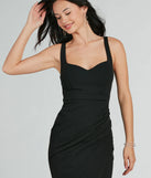 You'll feel stylish and confident in the Nanali Formal Crepe Sweetheart Wrap Long Dress as your Winter Formal Dress to stand out at your dance or event.
