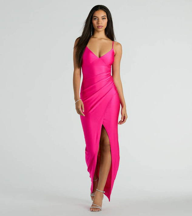 Windsor red high low dress hotsell