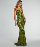 Sielle Bustier Mermaid Sequin Formal Dress