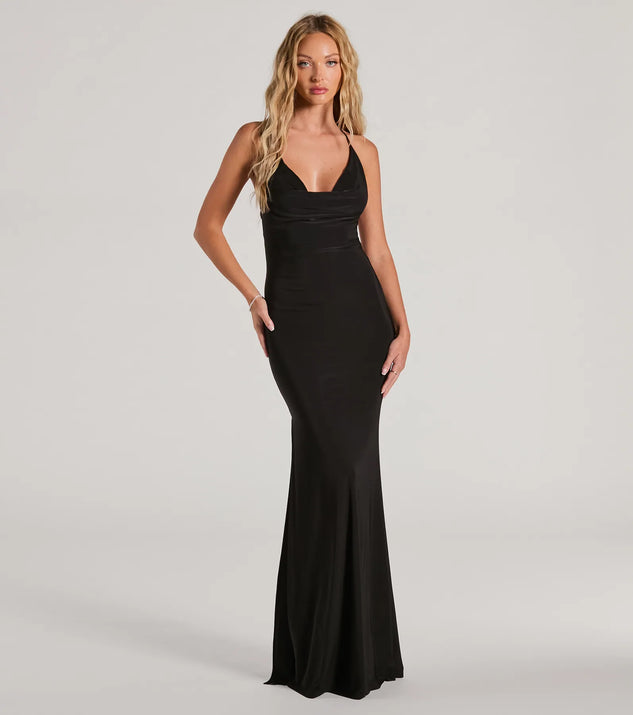 Black Knitting Mermaid Formal Dress Black Knitting Mermaid Formal Dress