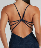You'll feel stylish and confident in the Daisia Strappy Back Mermaid Glitter Formal Dress as your Winter Formal Dress to stand out at your dance or event.