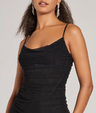 Make a bold statement in the Gloria V-Neck Lace Corset Slim Mesh Formal Dress in black, the perfect spring dress for weddings, cocktail hours, nights out, and/or seasonal celebrations.