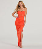 Turn heads at HOCO 2025 in this orange homecoming dress, where statement-making details meet the iconic style of the Rose Formal Mesh Corset Long Dress.