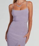 Dazzle at your next event with the glitzy Sharon Tie-Back Glitter Mermaid Formal Dress, a stunning lavender glitter dress featuring sparkling details ideal for holiday parties or formal gatherings from galas to Winter Formal dances.