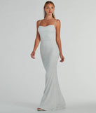 Revamp your 2025 wardrobe with this chic addition, the Erica Cowl Neck Mermaid Glitter Formal Dress in white, perfect for elevating your style in the new year.