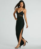 Whether it's the color or silhouette of the Patsy V-Neck Corset Slim Glitter Mesh Formal Dress, this black bridesmaid dress is a gorgeous pick for a maid-of-honor or to create a bridal party look ready to celebrate!