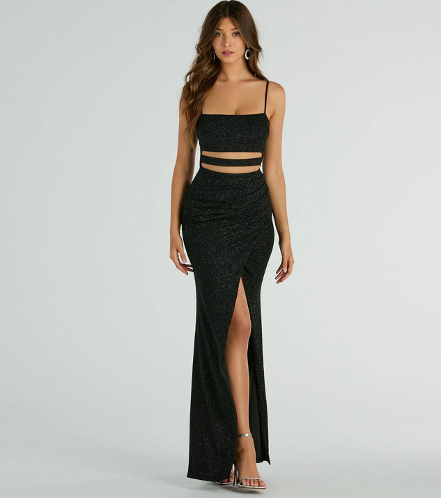 Crop top formal dress shop