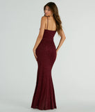Step into Prom 2025 in a wine prom dress, where unique Windsor accents and the standout Candice Cutout Strappy Mermaid Glitter Formal Dress style come together.