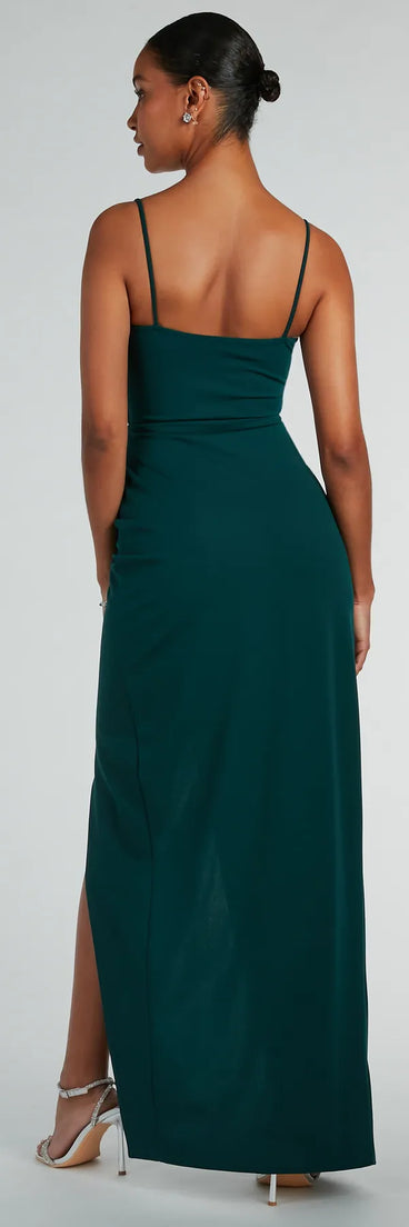 Christie Sleeveless Slim Crepe Formal Dress | Windsor Christie Sleeveless Slim Crepe Formal Dress | Windsor