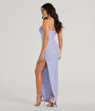 You'll feel stylish and confident in the Molly Sweetheart Ruffle Faux Pearl Lace Formal Dress as your Winter Formal Dress to stand out at your dance or event.