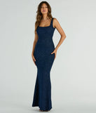 Cadence Sleeveless Mermaid Glitter Formal Dress