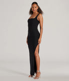 The Layne Square Neck Slim Mesh Formal Dress is your new go-to black dress—effortless, versatile, and made to update your fall style in seconds.