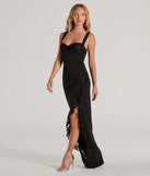 Whether it's the color or silhouette of the Megan Sweetheart Lace Ruffle Crepe Slim Formal Dress, this bridesmaid dress is a gorgeous pick for a maid-of-honor or to create a bridal party look ready to celebrate!