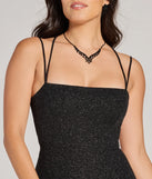 Whether it's the color or silhouette of the Jade Lace-Up Mermaid Glitter Formal Dress, this black bridesmaid dress is a gorgeous pick for a maid-of-honor or to create a bridal party look ready to celebrate!