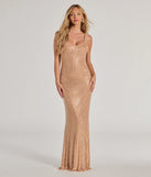 The Aurelia Low Back Rhinestone Bodycon Formal Dress in luxe nude fabric, a stunning prom dress with statement details designed to make a bold impression at Prom 2025.