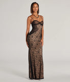 The Meg Sweetheart Mermaid Lace Mesh Formal Dress is a stylish black lace dress, designed with intricate lace and an alluring silhouette, making it an elegant choice for 2025 graduation photoshoots, weddings, or effortless spring looks.