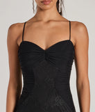 The Brinley Lace Chiffon Asymmetric Mermaid Dress is a show-stopping black prom dress, offering a sleek, slimming silhouette that enhances your natural beauty for an unforgettable night.