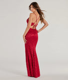 Teresa Lace Up Corset Mermaid Lace Formal Dress in red, a stylish red dress with a flattering fit and fabric that adds allure to your look, perfect for wedding guest attire, cocktail events, or making a bold statement on a date night.