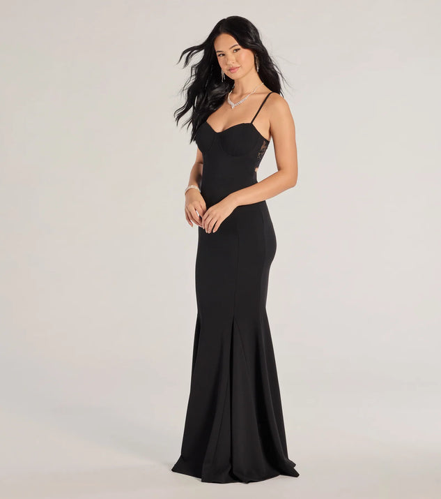 cutout mermaid dress fame and partners Fame & Partners Hire