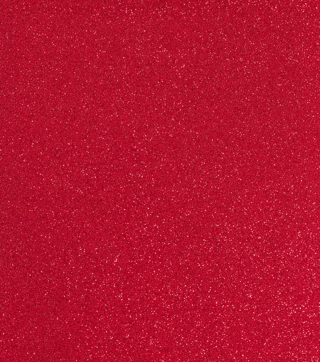 Own the spotlight in the Harley Sleeveless Cutout Glitter Column Dress, a red formal dress crafted to deliver luxe style for summer weddings, Army Balls, or any special event.