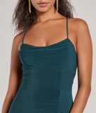 Make a bold statement in the Ashley Sleeveless Bow Mermaid Formal Dress in hunter green, the perfect green dress for weddings, cocktail hours, nights out, and/or seasonal celebrations.