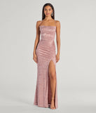 Own every entrance in the Kehlani Formal Floral Lace Slit Mermaid Dress, a mauve party dress perfect for milestone birthdays and grad parties, or dancing through summer nights and unforgettable bachelorette celebrations.