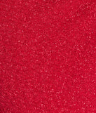 Make a bold statement in the Drew Open Back Glitter Mermaid Dress in red, the perfect spring dress for weddings, cocktail hours, nights out, and/or seasonal celebrations.