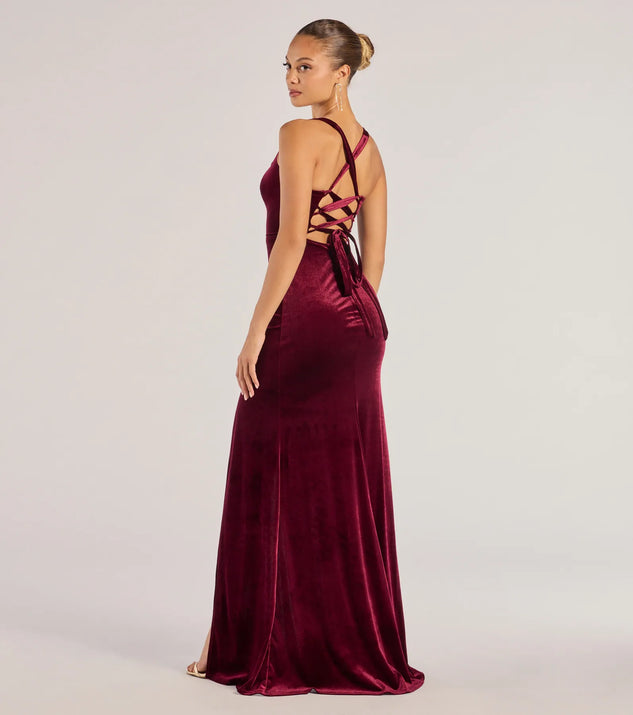 Her lip to ベロアドレス　 Velour LongDress Her lip to ベロアドレス Velour LongDress herlipto 【12月10日