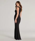 Revamp your 2025 wardrobe with this chic addition, the Esmé One-Shoulder High Slit Mermaid Dress in black, perfect for elevating your style in the new year.