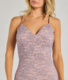 Step into Prom 2025 in a lavender prom dress, where unique Windsor accents and the standout Arna Low Back Mermaid Lace Formal Dress style come together.