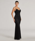 Whether it's the color or silhouette of the Lylah Lace Cowl Neck Mermaid Dress, this black bridesmaid dress is a gorgeous pick for a maid-of-honor or to create a bridal party look ready to celebrate!
