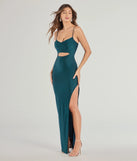 Revamp your 2025 wardrobe with this chic addition, the Celia Formal Cutout Long Dress in hunter green, perfect for elevating your style in the new year.