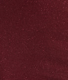 Make a statement in the Alanna Glitter Mesh Long Sleeve Mermaid Dress in wine, a bold red prom dress designed to exude confidence, elegance, and a striking prom-night look.