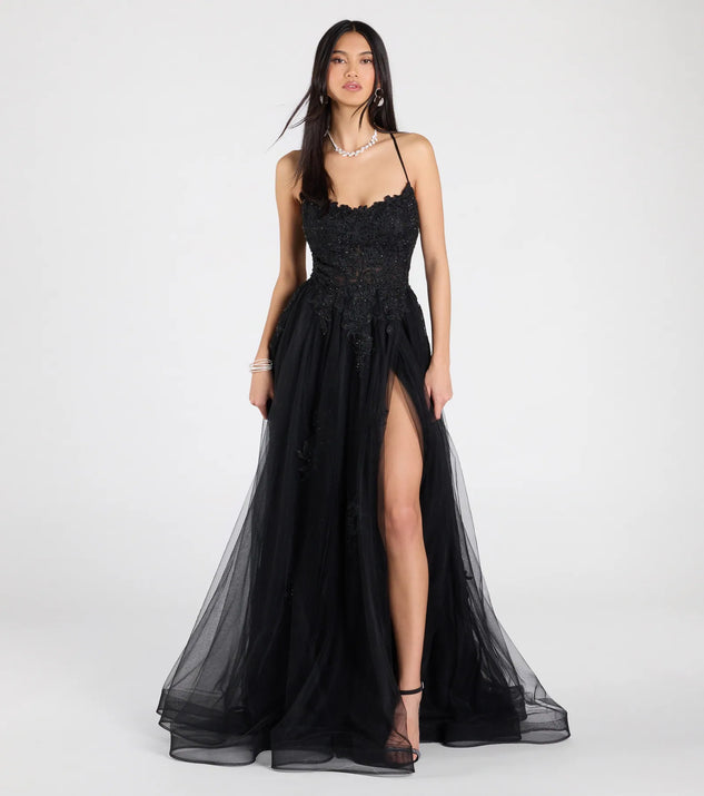 kailey formal lace up a line dress Julia Lace-Up Corset Slit A-Line Eva Green Bond Casino This exquisite mother of Size:46 Regular Jacket+40 Waist Adjust 36to42)(Height: 5'7