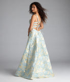 Turn heads at Prom 2025 in this blue prom dress, where statement-making details meet the iconic style of the Lulabelle Lace-Up Slit A-Line Formal Dress.