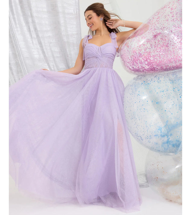 Ellery Glitter Tulle A-Line Formal Dress | Windsor Ellery Glitter Tulle A-Line Formal Dress | Windsor